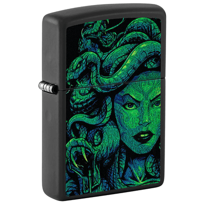 Zippo Medusa Design Matte Black