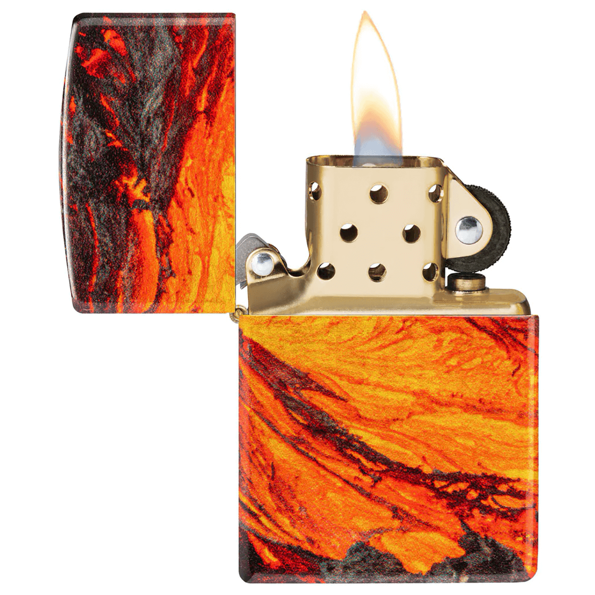Zippo Lava Flow Color Image