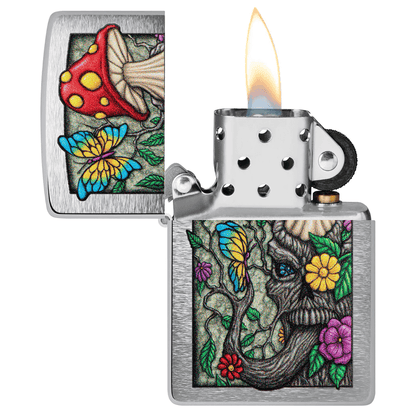 Zippo Circle Of Life Roots Street Chrome