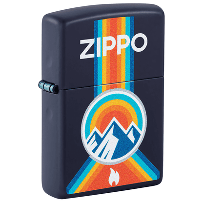 Zippo Outdoor Mountain Range Navy Matte