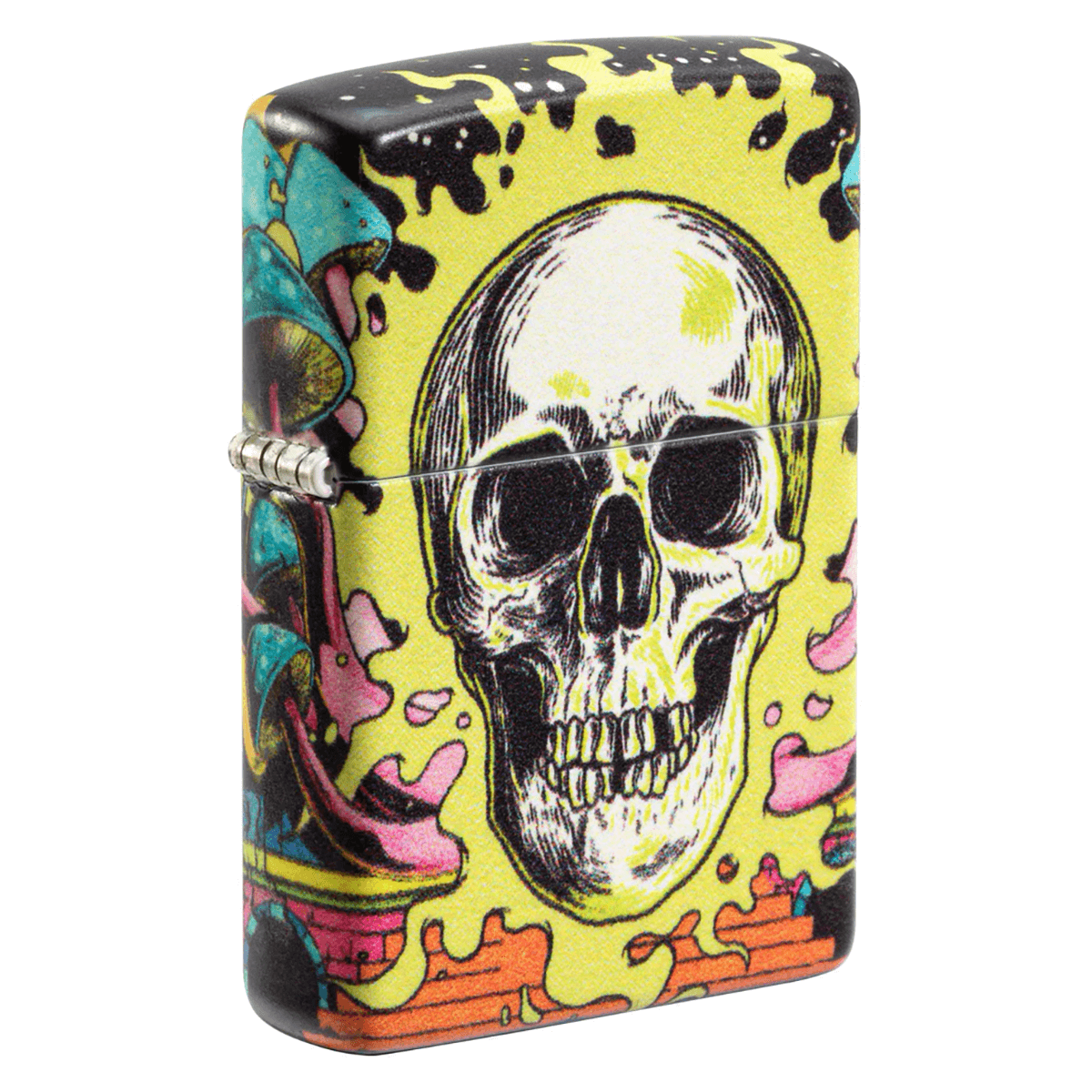 Zippo Skull Design Glow In The Dark 540 Color