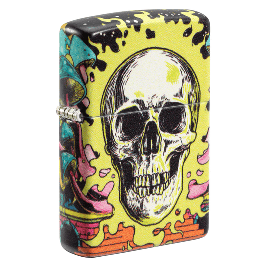 Zippo Skull Design Glow In The Dark 540 Color