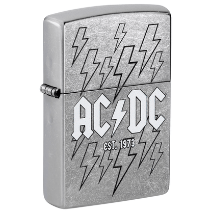 Zippo Ac/Dc Logo Street Chrome