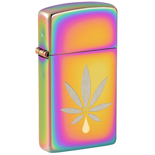 Zippo Leaf Multi Color Slim