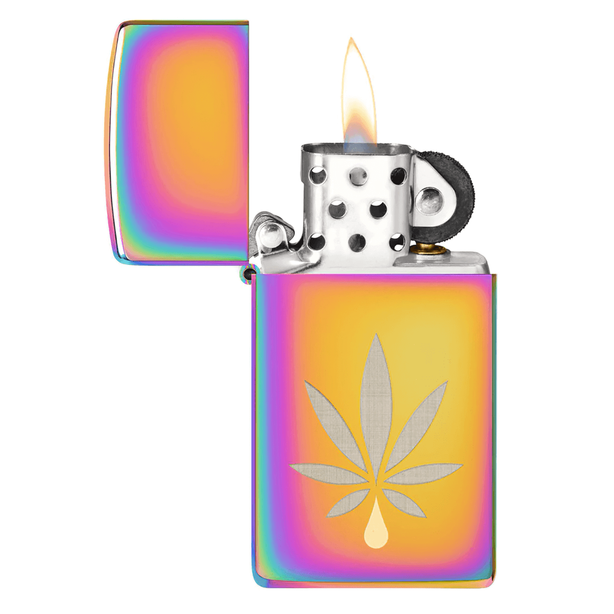 Zippo Leaf Multi Color Slim