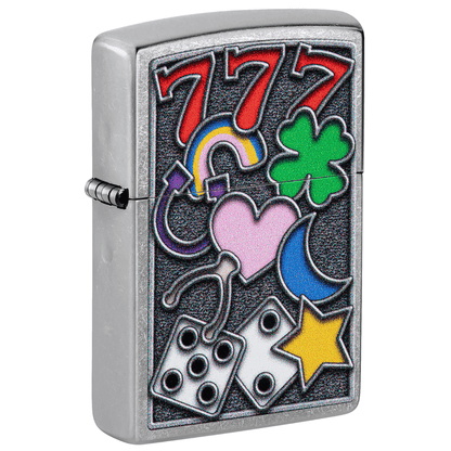 Zippo Lucky 7'S Street Chrome