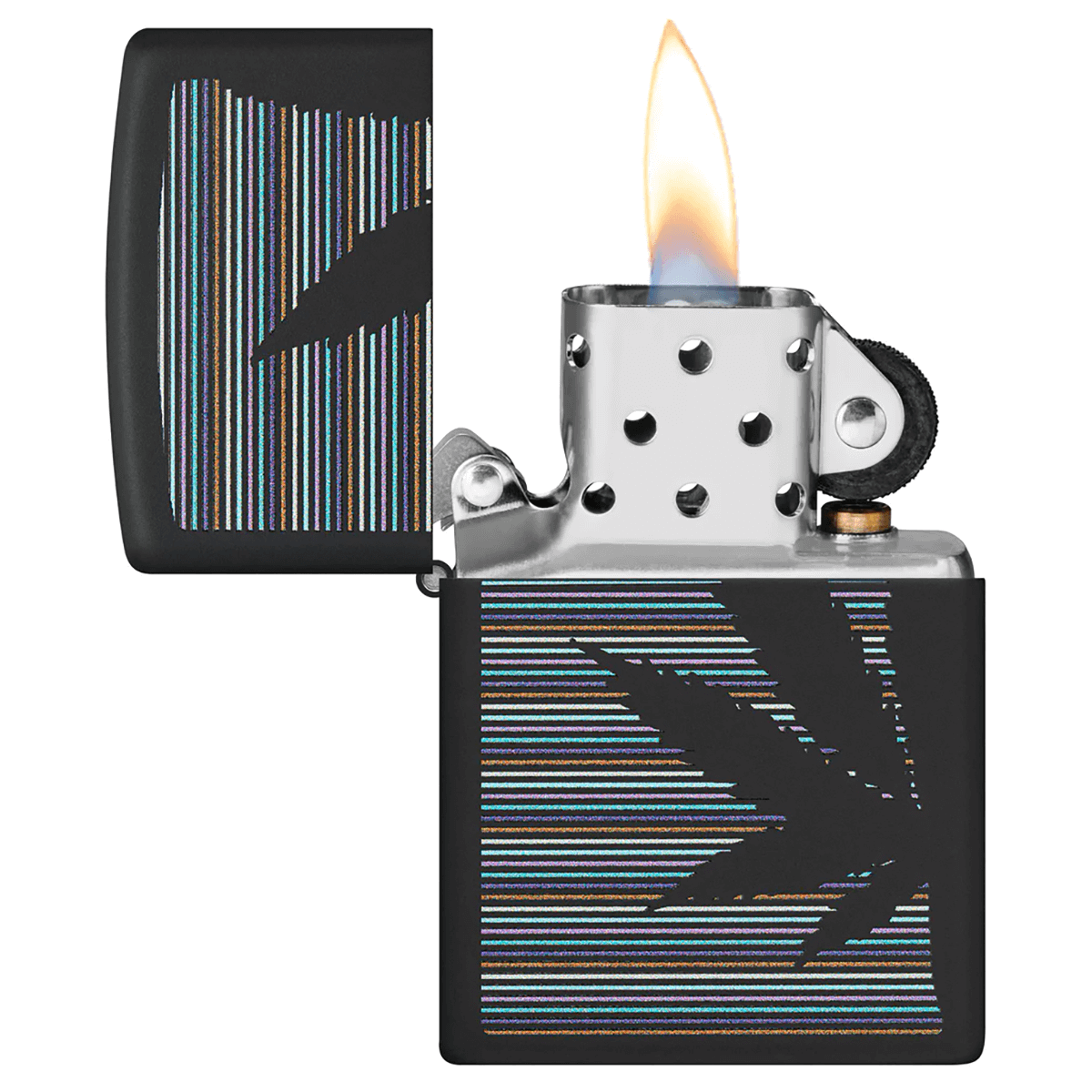 Zippo Leaf Multicolor Finish