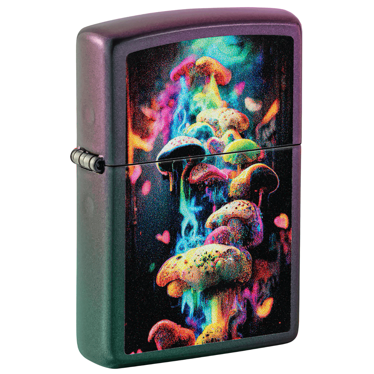 Zippo Colorful Mushroom Iridescent Finish