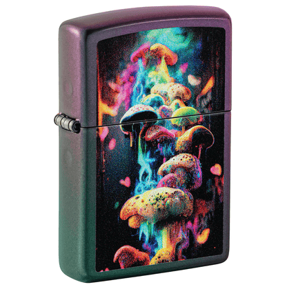 Zippo Colorful Mushroom Iridescent Finish
