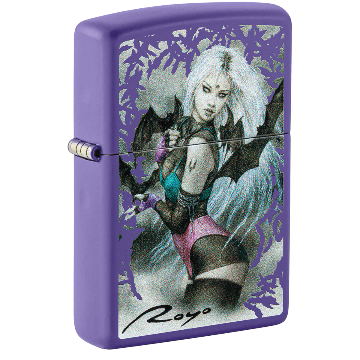 Zippo Luis Royo Woman Warrior Purple Matte