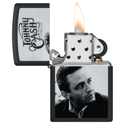 Zippo Johnny Cash High Polish Chrome