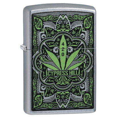 Zippo Cypress Hill Filigree Pattern Street Chrome