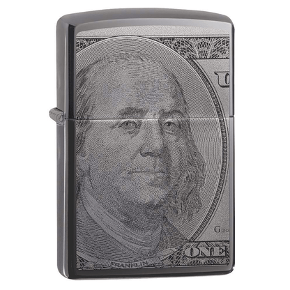 Zippo Currency Design Photo Image Blakc Ice