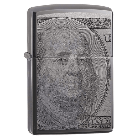 Zippo Currency Design Photo Image Blakc Ice
