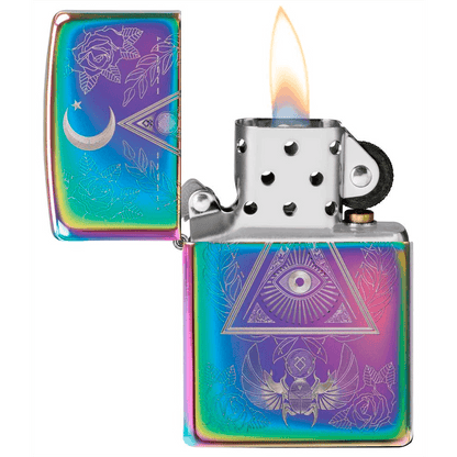 Zippo Eye Of Providence Design Multi Color