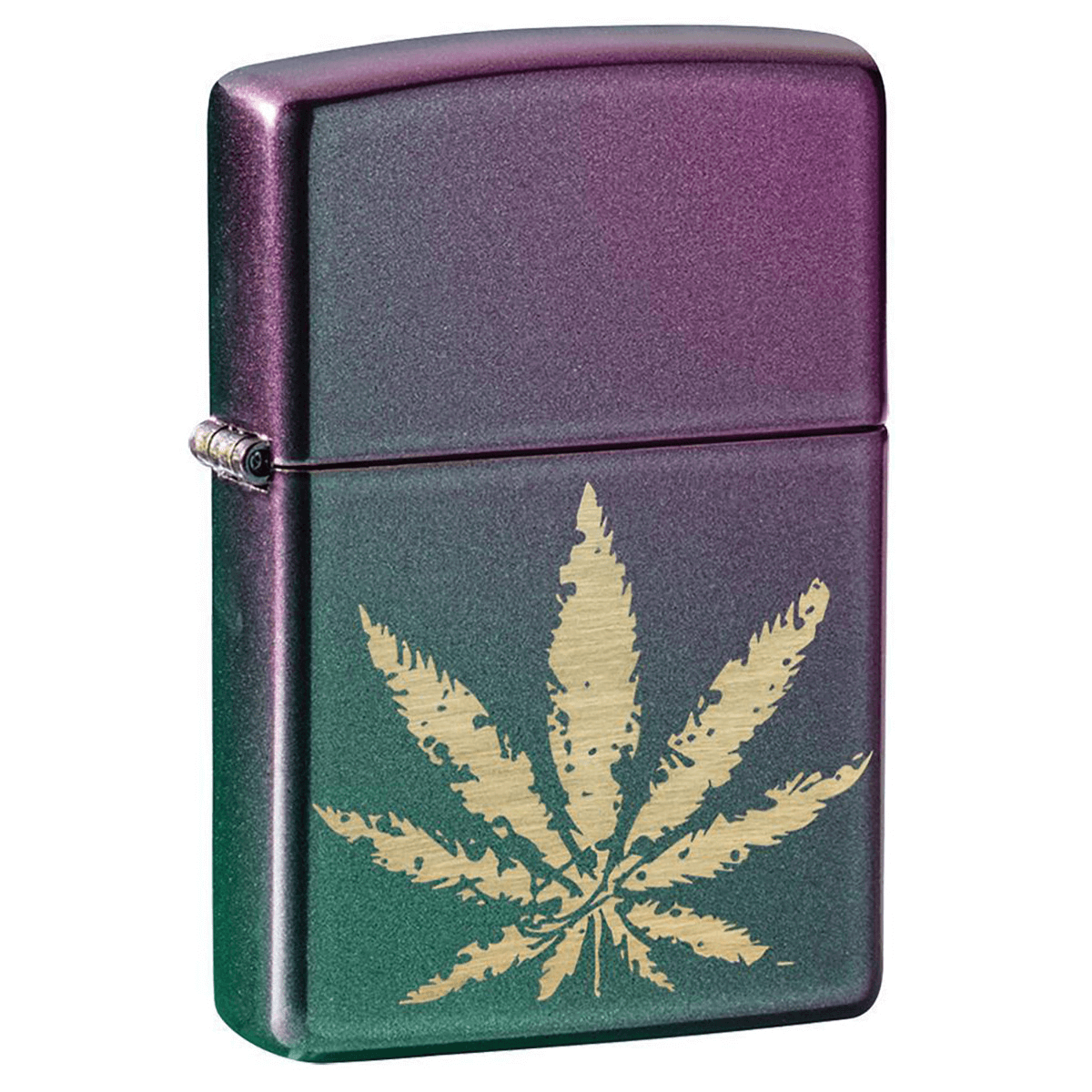 Zippo Iridescent Leaf
