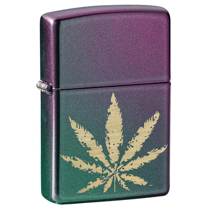 Zippo Iridescent Leaf