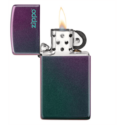 Zippo Iridescent Zippo Logo Slim