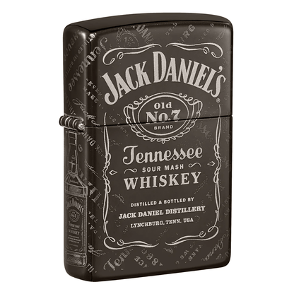 Zippo Black Ice Jack Daniels Design