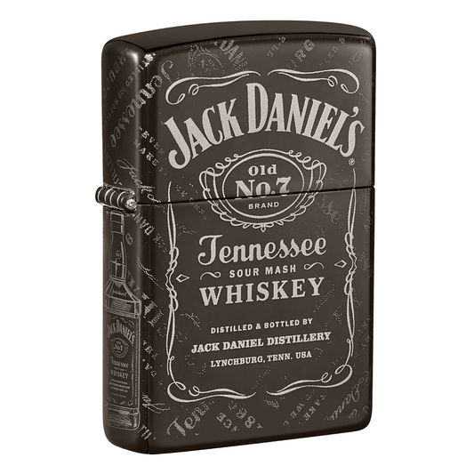 Zippo Black Ice Jack Daniels Design