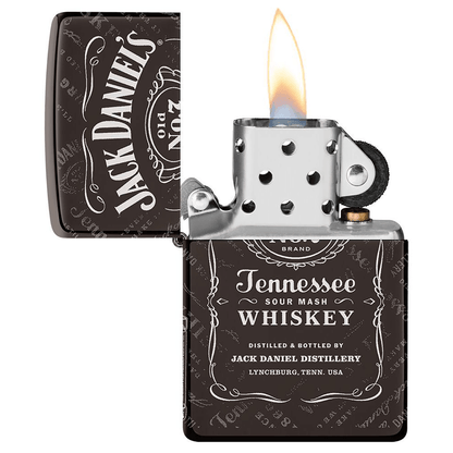 Zippo Black Ice Jack Daniels Design
