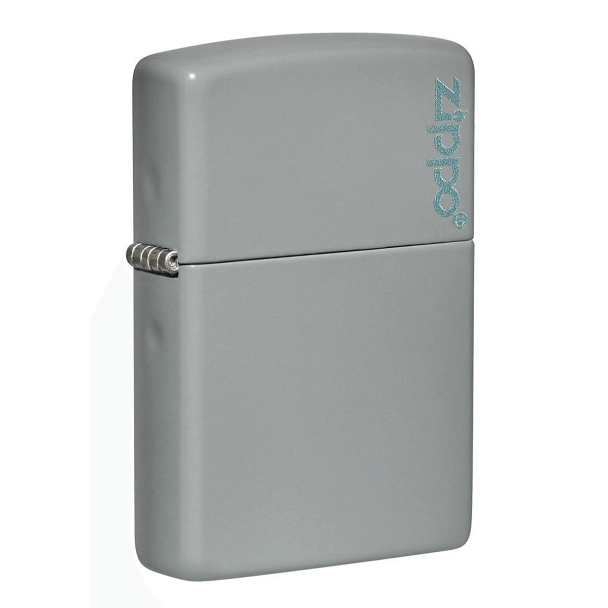 Zippo Flat Grey Matte Zippo Logo