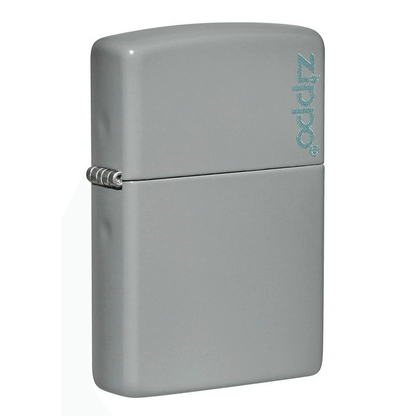 Zippo Flat Grey Matte Zippo Logo