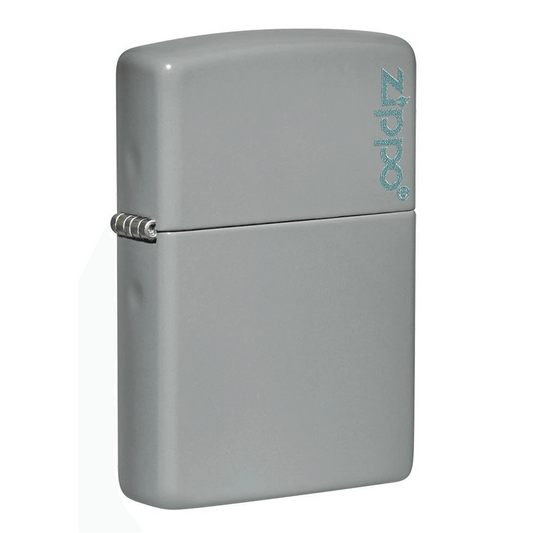 Zippo Flat Grey Matte Zippo Logo