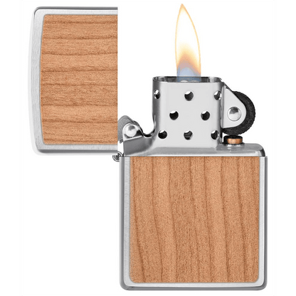 Zippo Woodchuck Usa Brushed Chrome