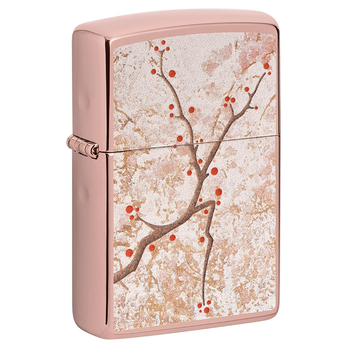 Zippo High Polish Rose Gold Eastern Design