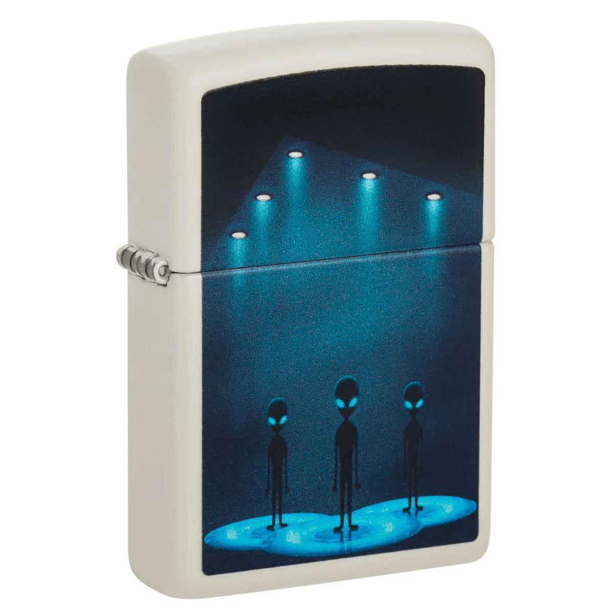 Zippo Glow In The Dark Aliens Design