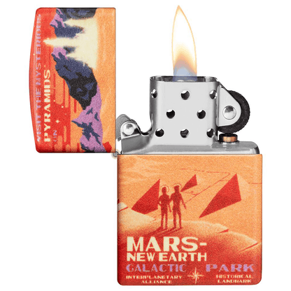 Zippo Matte Mars Design