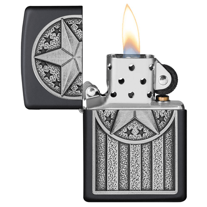 Zippo Amercian Metal Emblem Design
