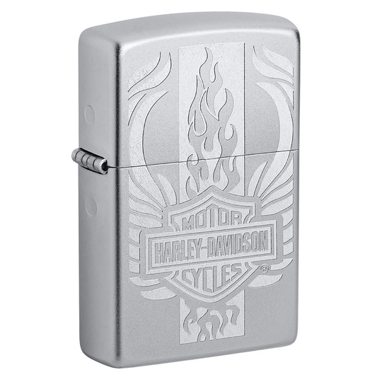 Zippo Harley-Davidson Satin Chrome Lustre