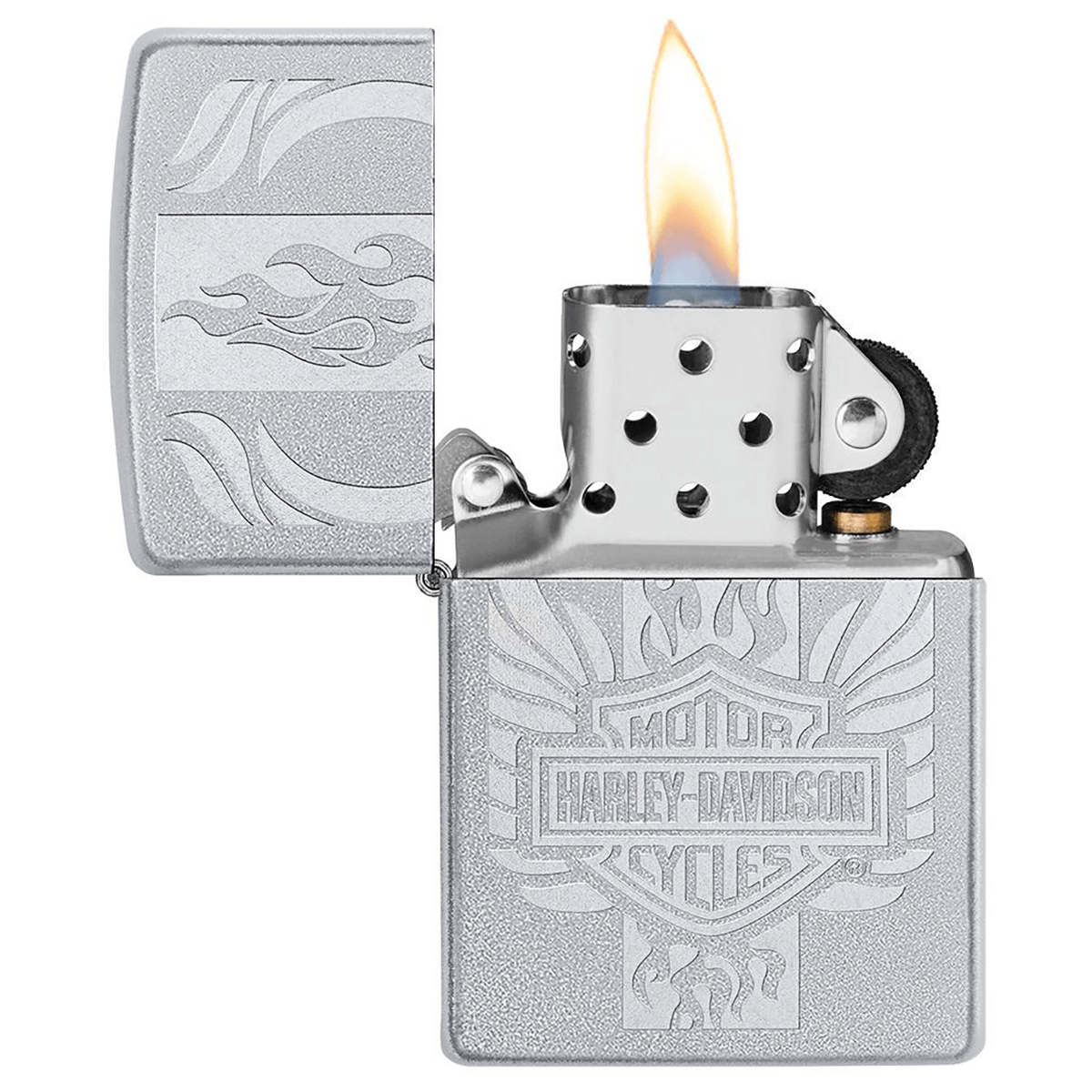 Zippo Harley-Davidson Satin Chrome Lustre
