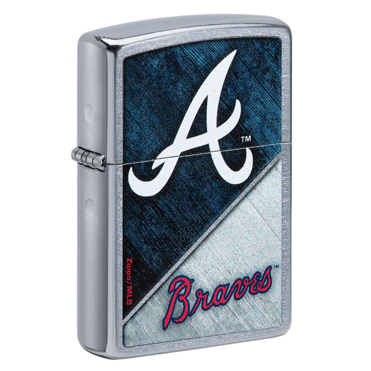 Zippo Mlb Atlanta Braves Street Chrome