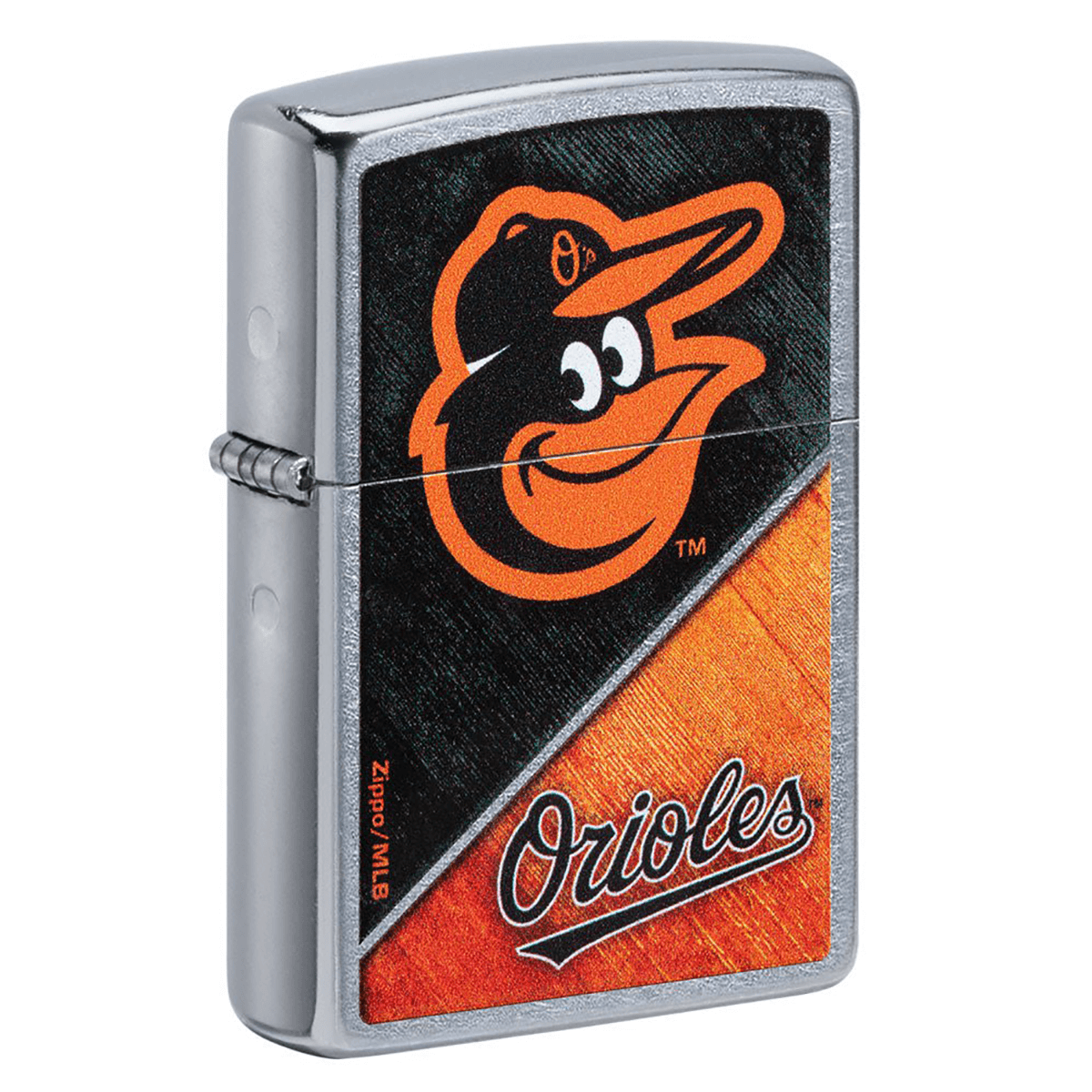Zippo Mlb Baltimore Orioles Street Chrome