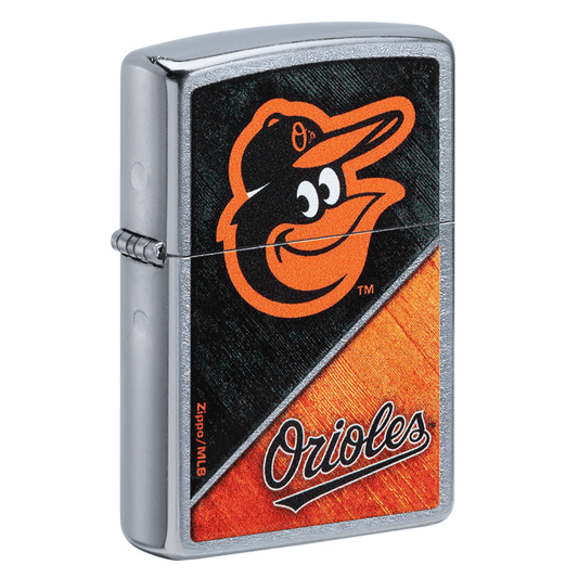Zippo Mlb Baltimore Orioles Street Chrome