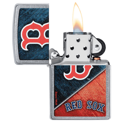 Zippo Mlb Boston Red Sox Street Chrome
