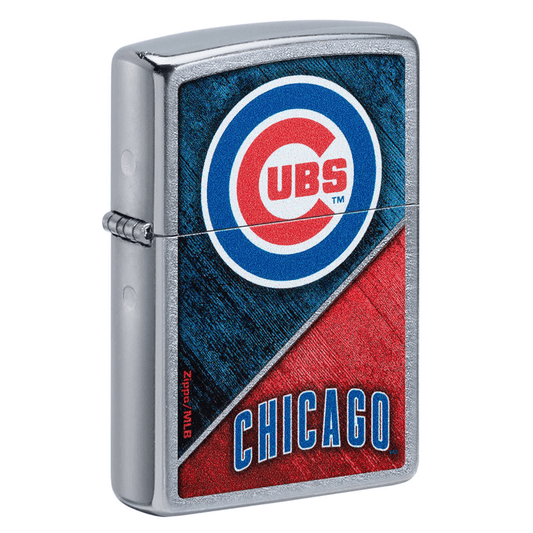Zippo Mlb Chicago Cubs Street Chrome