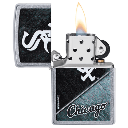 Zippo Mlb Chicago White Sox Street Chrome