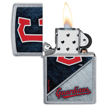 Zippo Mlb Cleveland Indians Street Chrome
