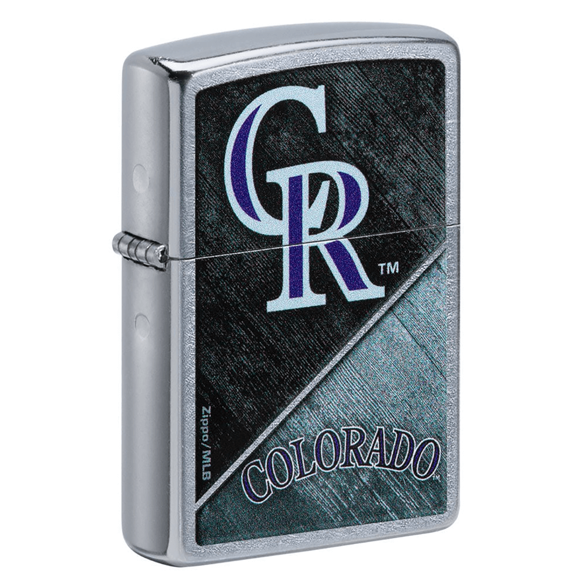 Zippo Mlb Colorado Rockies Street Chrome