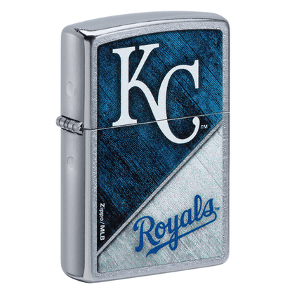 Zippo Mlb Kansas City Royals Street Chrome