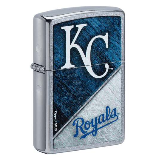 Zippo Mlb Kansas City Royals Street Chrome