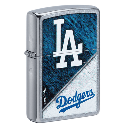 Zippo Mlb Los Angeles Dodgers Street Chrome