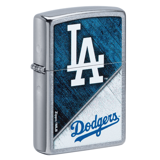 Zippo Mlb Los Angeles Dodgers Street Chrome