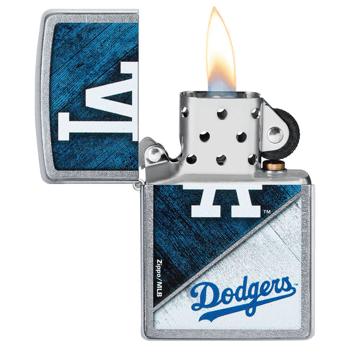 Zippo Mlb Los Angeles Dodgers Street Chrome