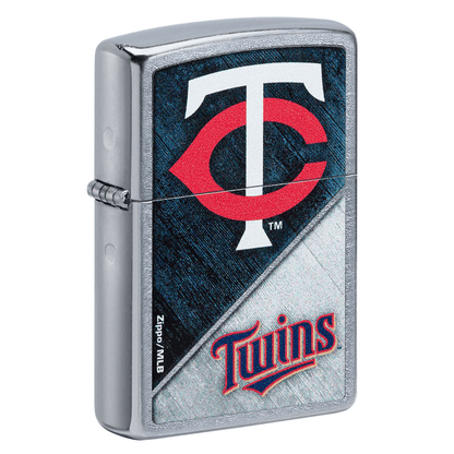 Zippo Mlb Minnesota Twins Street Chrome