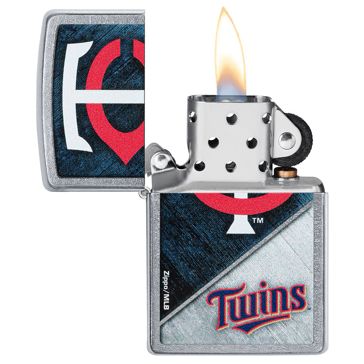 Zippo Mlb Minnesota Twins Street Chrome